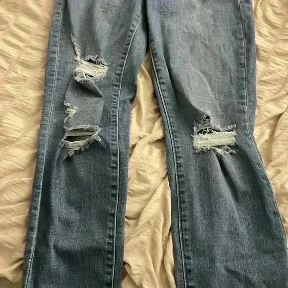 Good American - denim straight jeans - size 0/25 - EUC - Picture 2 of 8